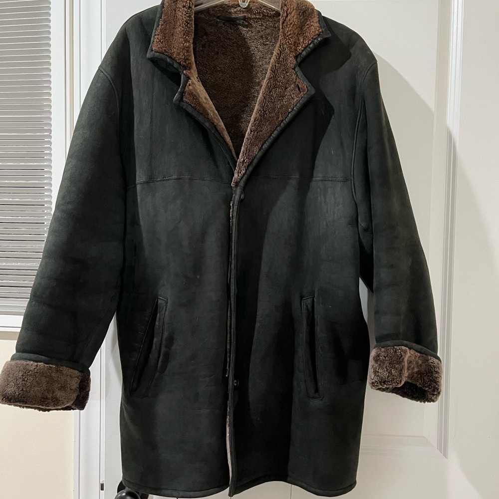 Ferrucci Leather Shearling jacket, XL